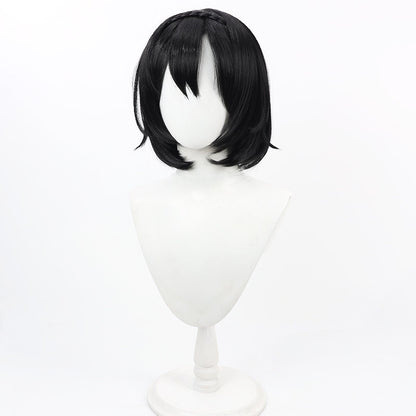 Blue Archive Cosplay Wigs Ayane Okusora Black Bob Wigs