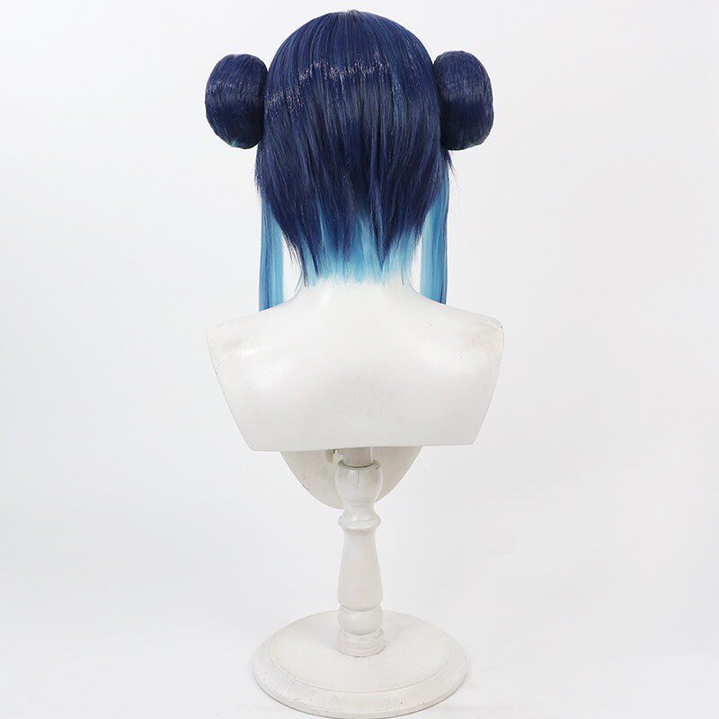 Blue Archive Cosplay Wigs Fubuki Nemugaki Double Buns Wigs