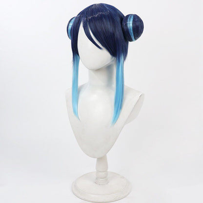 Blue Archive Cosplay Wigs Fubuki Nemugaki Double Buns Wigs