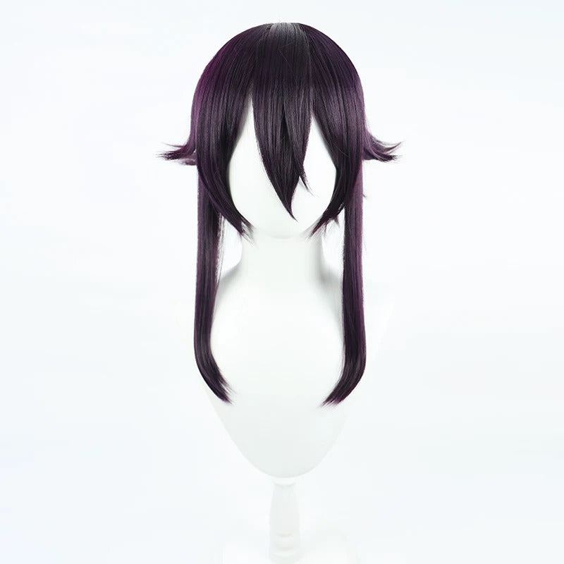 Blue Archive Cosplay Wigs Haruka Igusa Dark Purple Sideburns