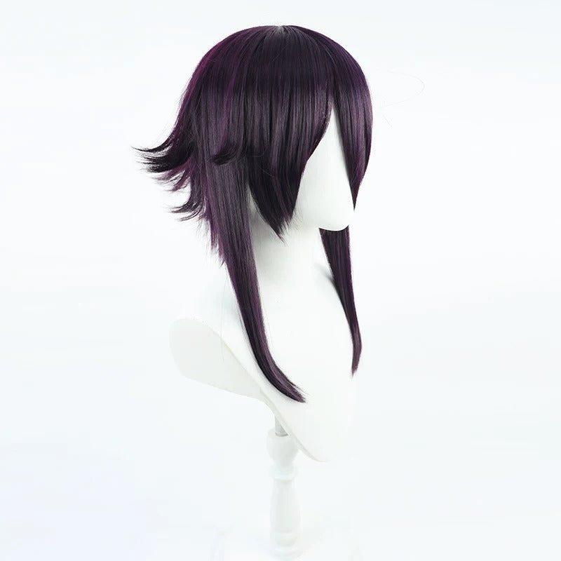 Blue Archive Cosplay Wigs Haruka Igusa Dark Purple Sideburns