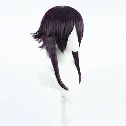 Blue Archive Cosplay Wigs Haruka Igusa Dark Purple Sideburns