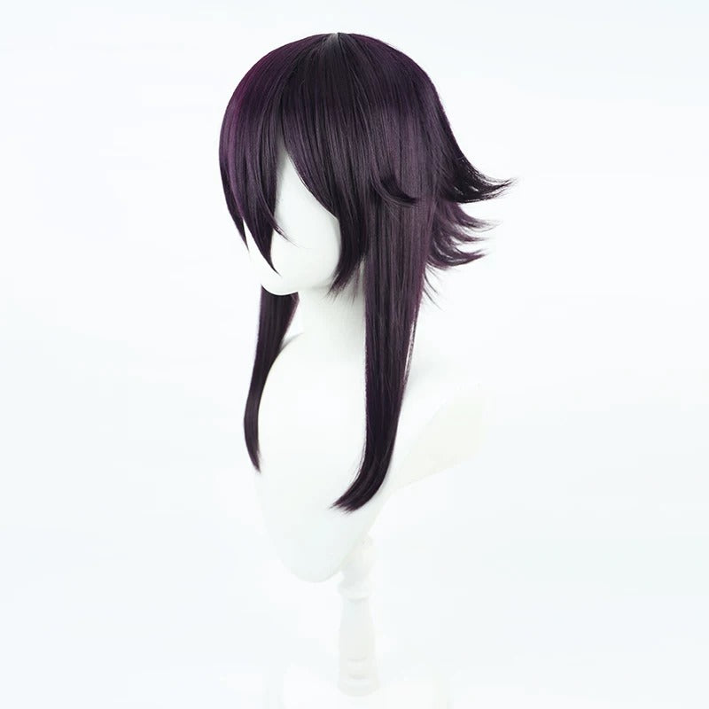 Blue Archive Cosplay Wigs Haruka Igusa Dark Purple Sideburns