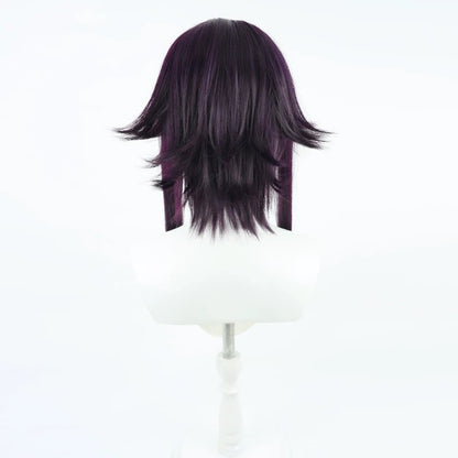 Blue Archive Cosplay Wigs Haruka Igusa Dark Purple Sideburns
