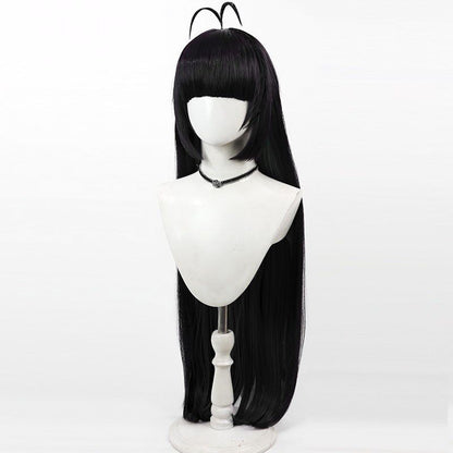 Blue Archive Cosplay Wigs Kenzaki Tsurugi Black Wigs