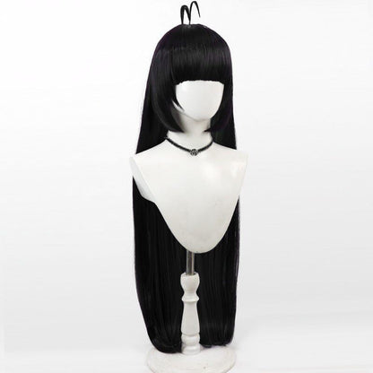 Blue Archive Cosplay Wigs Kenzaki Tsurugi Black Wigs