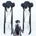 Blue Archive Cosplay Wigs Kisaki Ryuuge Double Buns Wigs