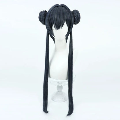Blue Archive Cosplay Wigs Kisaki Ryuuge Double Buns Wigs