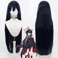 Blue Archive Cosplay Wigs Motomiya Chiaki Dark Blue Wigs