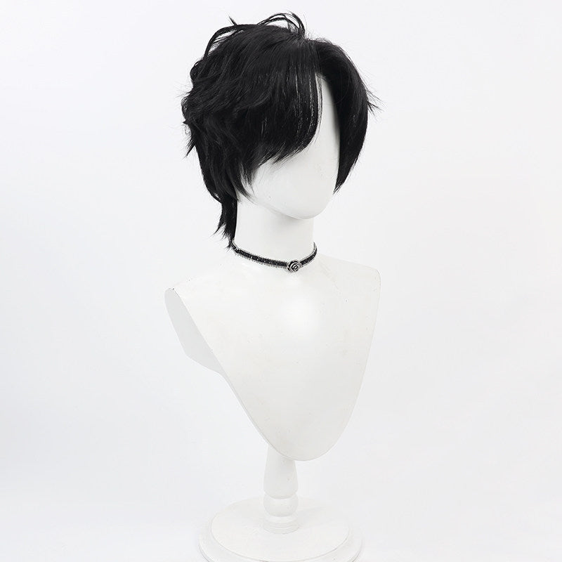 Blue Archive Cosplay Wigs Shale Teacher Left Part Wavy Hair