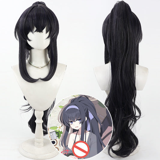Blue Archive Cosplay Wigs Ui Koseki Swimsuit Split Ponytail Wigs