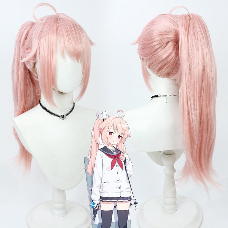 Blue Archive Cosplay Wigs Yuzutori Natsu Pink Wigs