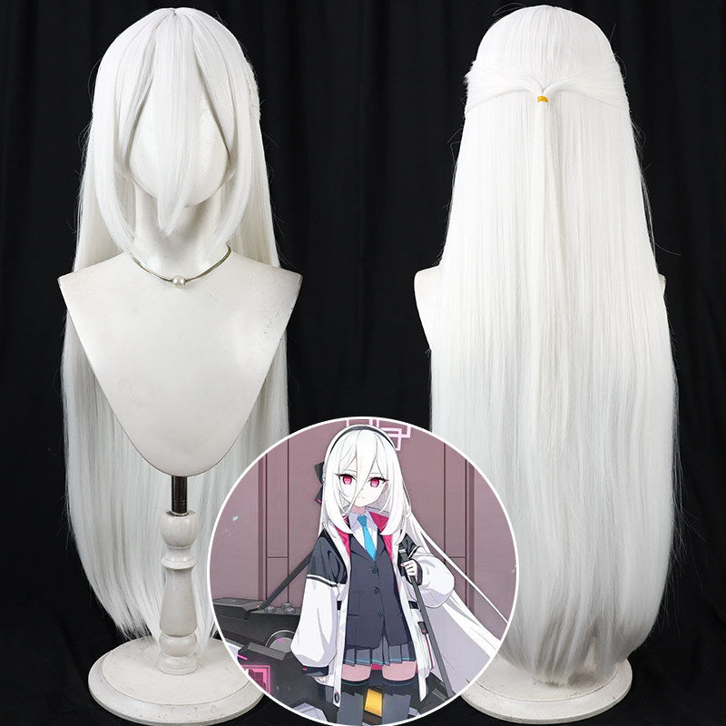 Blue Archive Kei Tendou Cosplay Wigs White Wigs