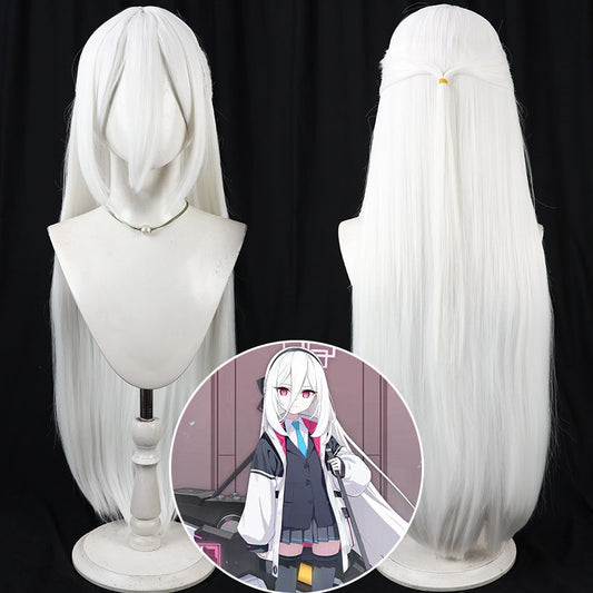 Blue Archive Kei Tendou Cosplay Wigs White Wigs