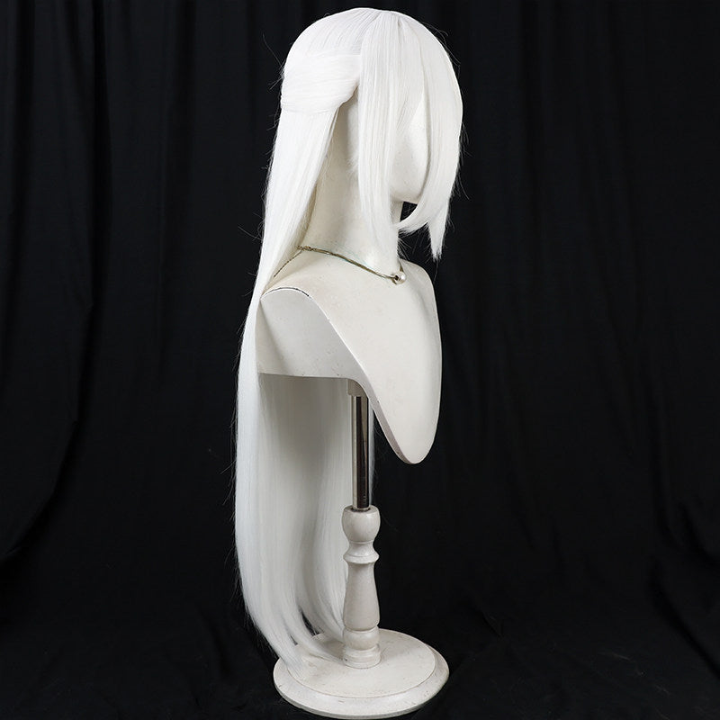 Blue Archive Kei Tendou Cosplay Wigs White Wigs