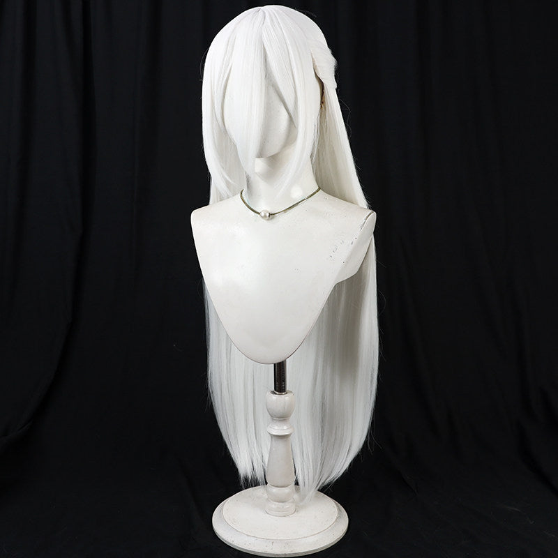 Blue Archive Kei Tendou Cosplay Wigs White Wigs