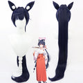 Blue Archive Serika Kuromi Cosplay Wigs Dark Blue Wigs