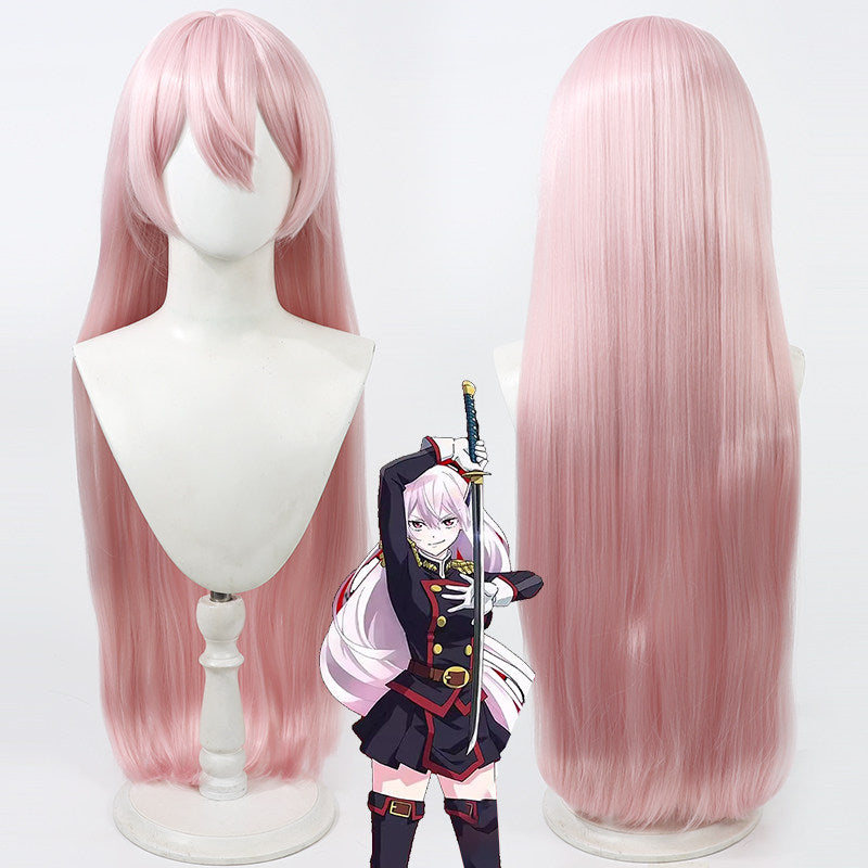 Chained Soldier Cosplay Wigs Kyouka Uzen Pink Wigs