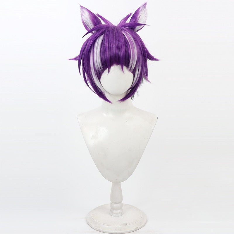 Chenya Cosplay Wigs Cheshire Cat Multi Highlight Wigs Disney Twisted-Wonderland