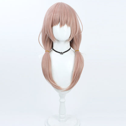 Chinatsu Hinomiya Blue Archive Cosplay Wigs Twin Braids Wigs