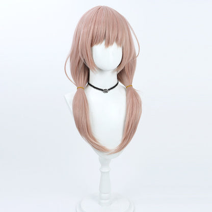 Chinatsu Hinomiya Blue Archive Cosplay Wigs Twin Braids Wigs