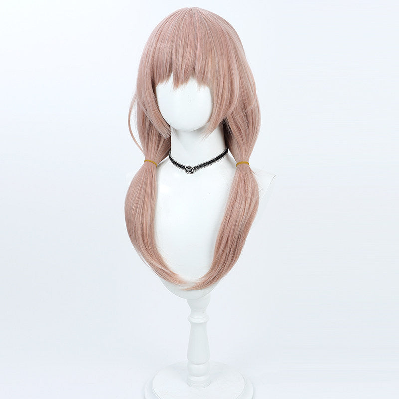 Chinatsu Hinomiya Blue Archive Cosplay Wigs Twin Braids Wigs