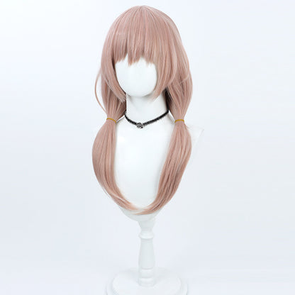 Chinatsu Hinomiya Blue Archive Cosplay Wigs Twin Braids Wigs