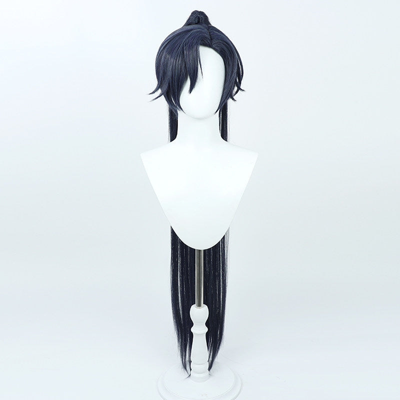 Code: Kite Cosplay Wigs Fu Rong Blue Black Wigs