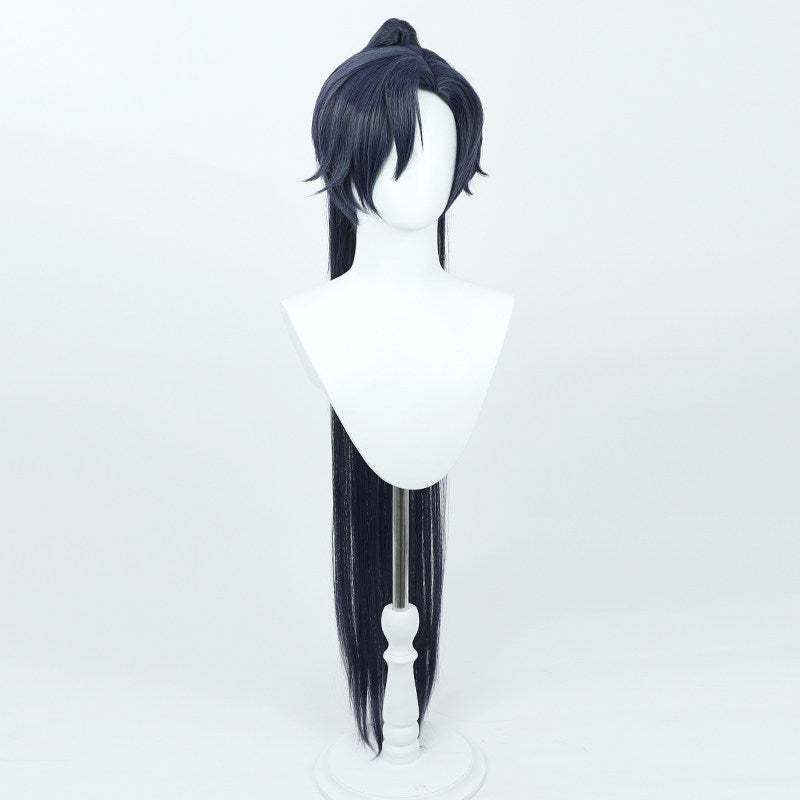 Code: Kite Cosplay Wigs Fu Rong Blue Black Wigs