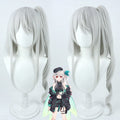 Cosplay Wig Pomu Rainpuff Grey Wigs NIJISANJI EN Vtuber