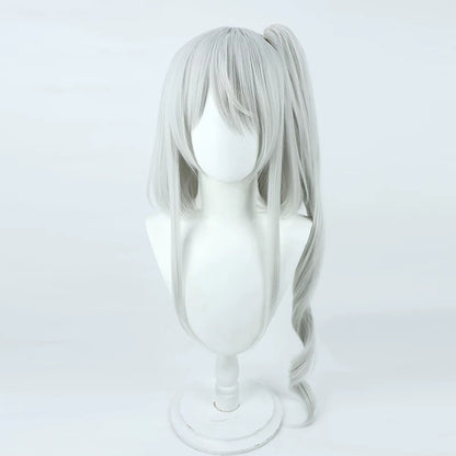 Cosplay Wig Pomu Rainpuff Grey Wigs NIJISANJI EN Vtuber