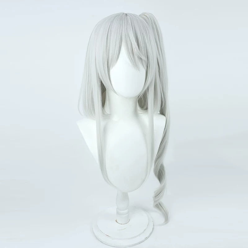Cosplay Wig Pomu Rainpuff Grey Wigs NIJISANJI EN Vtuber