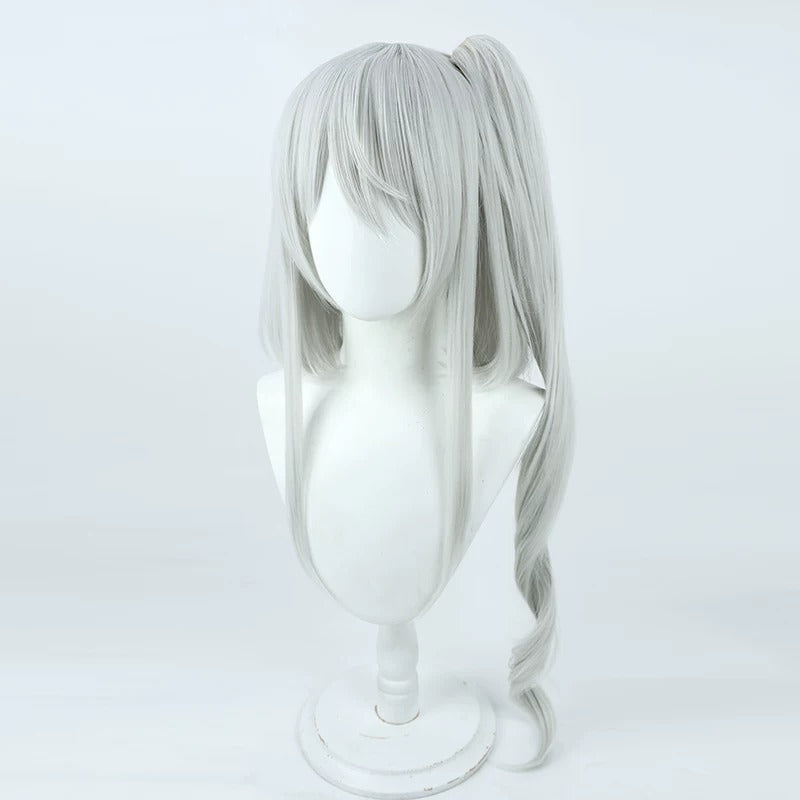 Cosplay Wig Pomu Rainpuff Grey Wigs NIJISANJI EN Vtuber