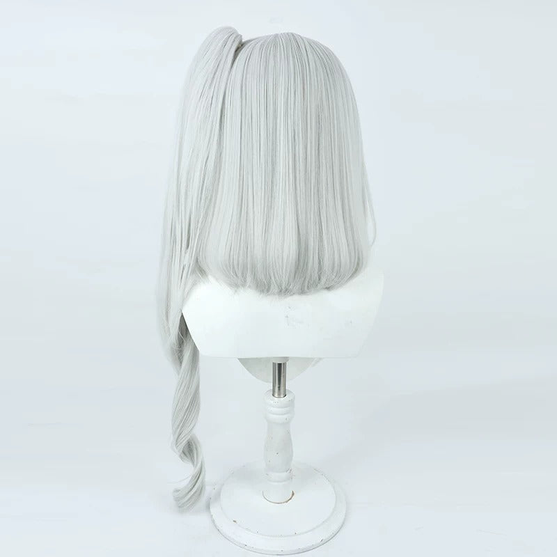 Cosplay Wig Pomu Rainpuff Grey Wigs NIJISANJI EN Vtuber