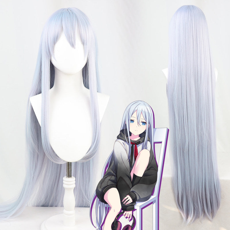 Cosplay Wig Yoisaki Kanade Light Blue Wig HATSUNE MIKU: COLORFUL STAGE!