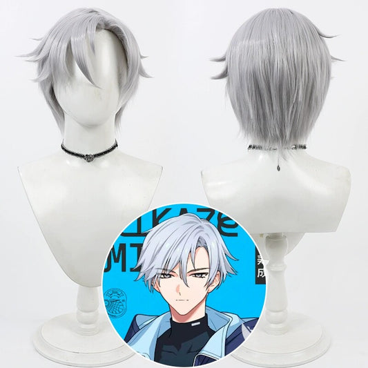 Cosplay Wigs 18TRIP Yukikaze Kamina Blue Grey Wigs