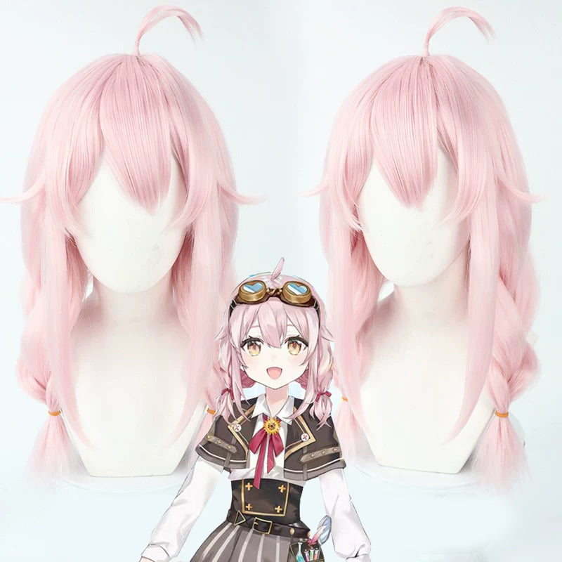 Cosplay Wigs Ace Taffy Indie VTuber Pink Wigs