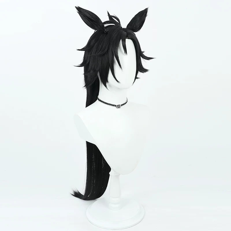 Cosplay Wigs Air Shakur Pretty Derby Black Ears And Tail