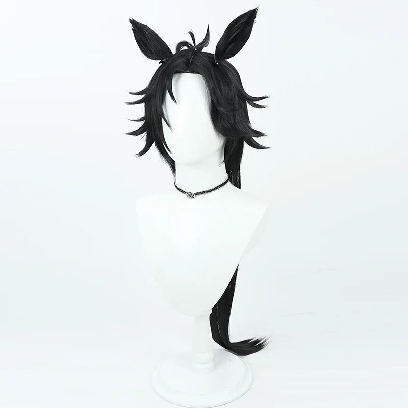 Cosplay Wigs Air Shakur Pretty Derby Black Ears And Tail