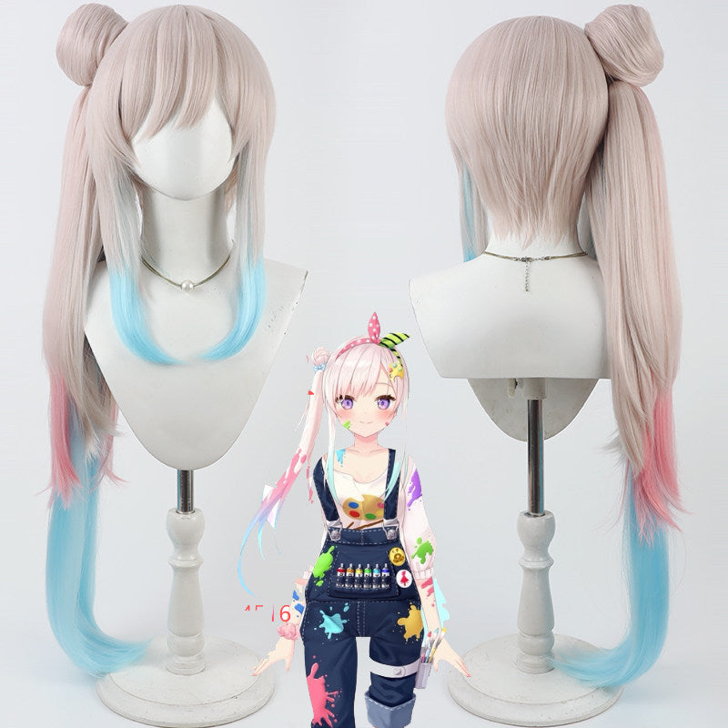Cosplay Wigs Airani Iofifteen Virtual Streamer Hololive VTuber