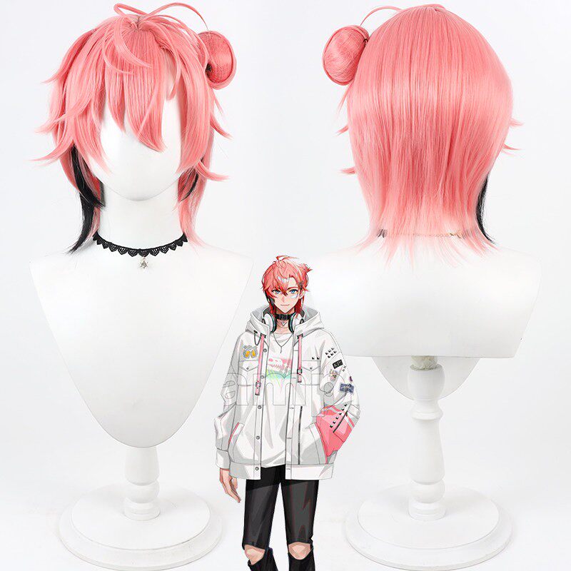 Cosplay Wigs Akagi Wen NIJISANJI New Casual Outfit