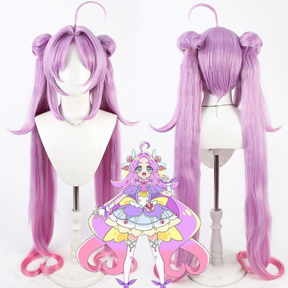 Cosplay Wigs Akechi Anna Cure Answer Twin Ponytails Wigs Star Detective Precure!
