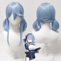 Cosplay Wigs Ako Amau Twin Braids Wigs Blue Archive Nexon