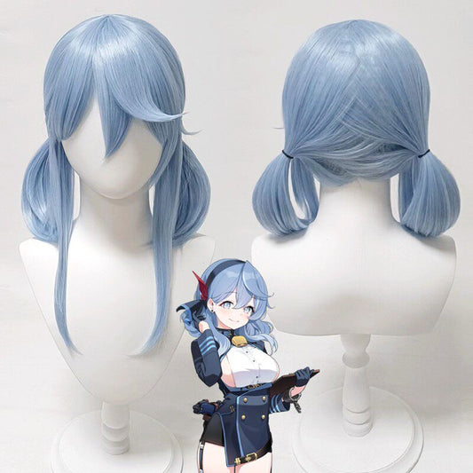 Cosplay Wigs Ako Amau Twin Braids Wigs Blue Archive Nexon