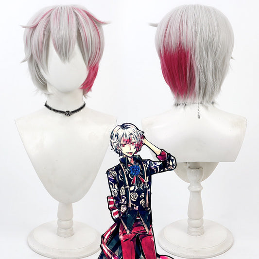 Cosplay Wigs Ammon Lead Devil Butler with Black Cat Silver Wigs