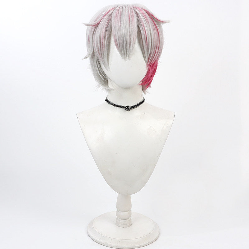 Cosplay Wigs Ammon Lead Devil Butler with Black Cat Silver Wigs