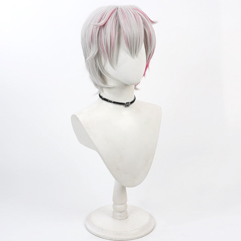 Cosplay Wigs Ammon Lead Devil Butler with Black Cat Silver Wigs
