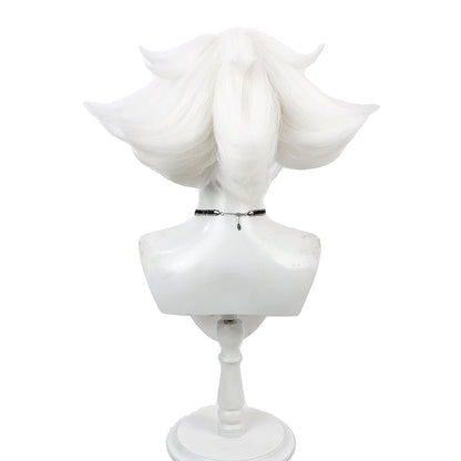 Cosplay Wigs Angel Dust White Wigs Hazbin Hotel