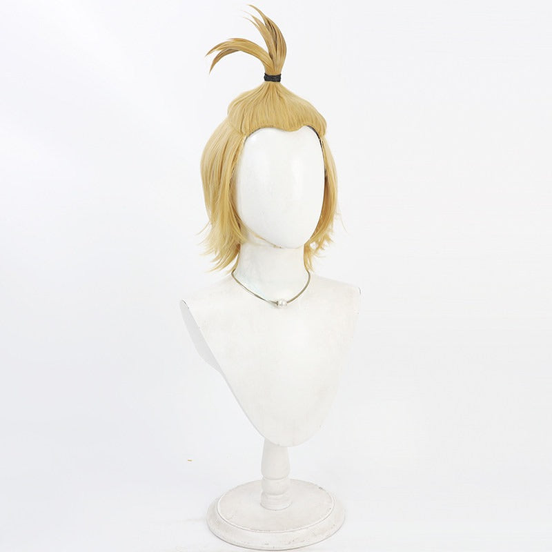 Cosplay Wigs Anime Fire Force Arthur Boyle Yellow Wig