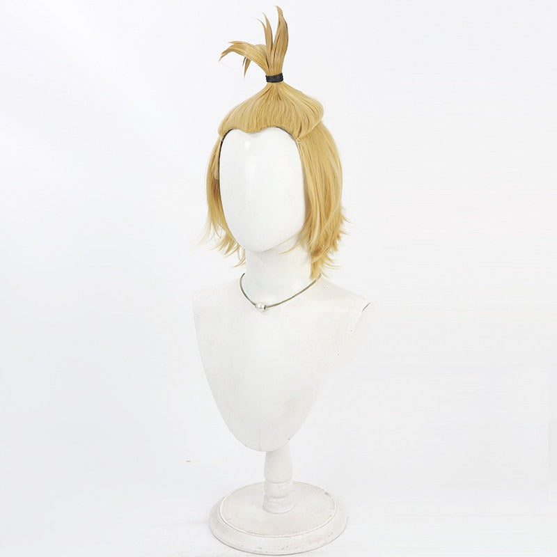 Cosplay Wigs Anime Fire Force Arthur Boyle Yellow Wig